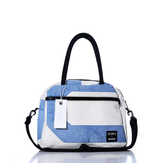 Vintage Blue and White Essential Weekender Travel Bag