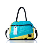 Vintage Blue and Yellow Essential Weekender Travel Bag