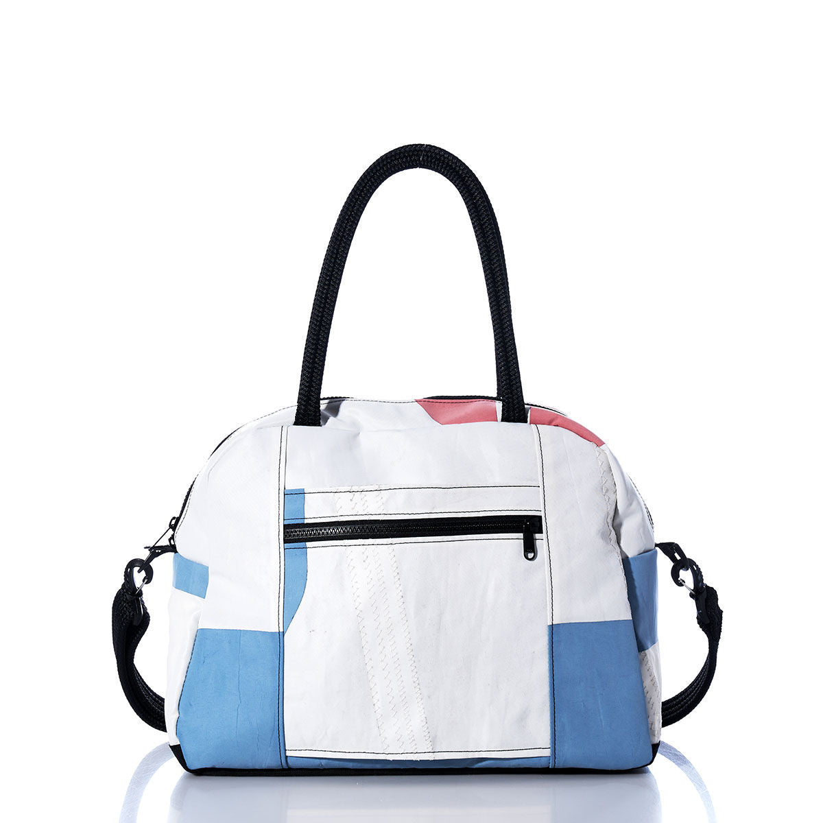 Vintage Blue and White Essential Weekender Travel Bag Alternate View