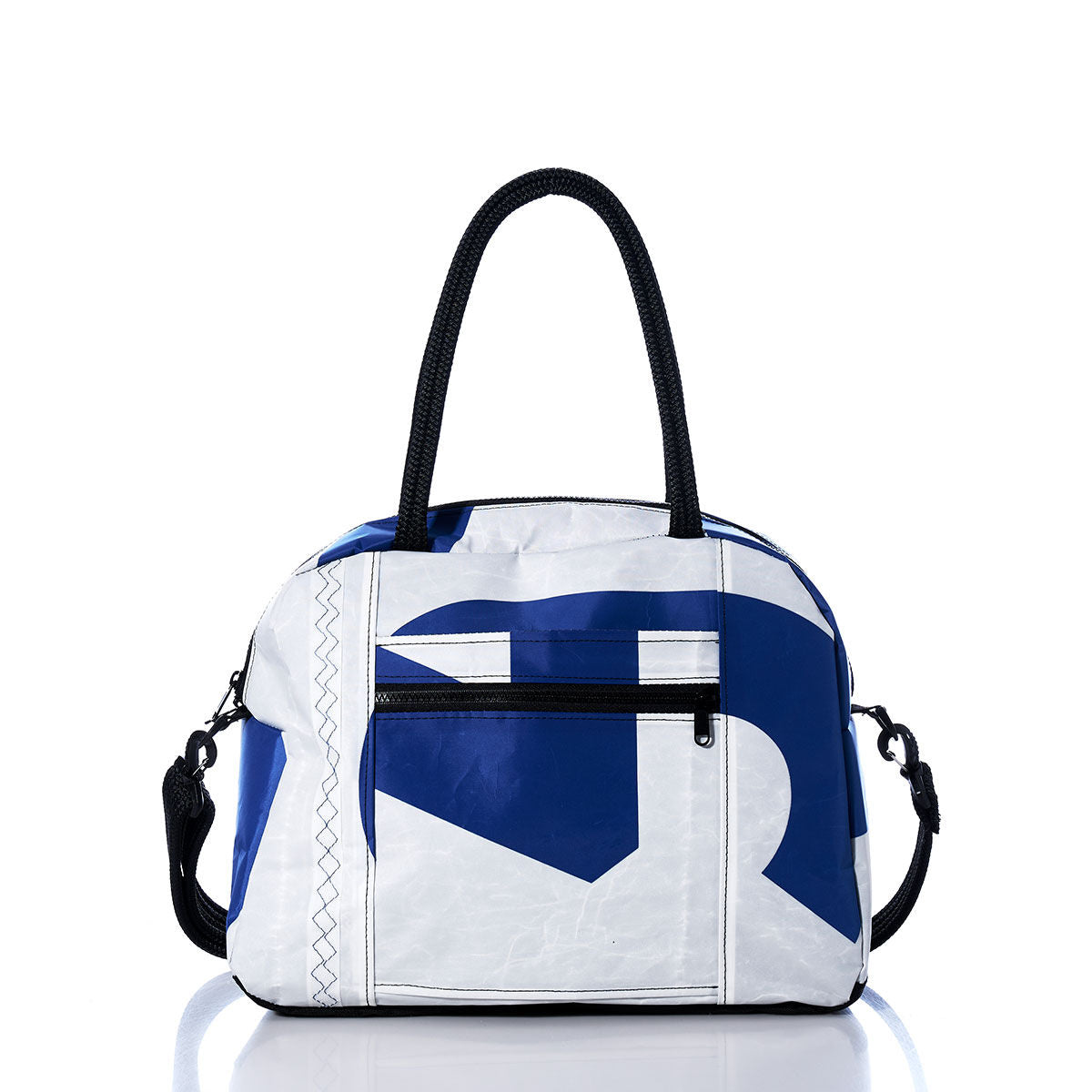 Vintage Blue and White Essential Weekender Travel Bag Alternate View