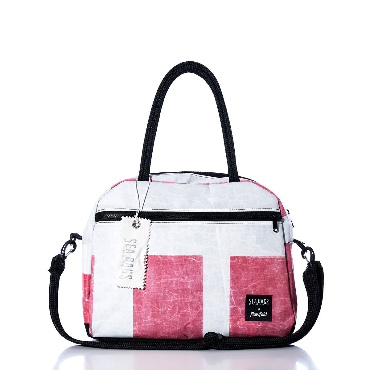 Vintage Red and White Essential Weekender Travel Bag