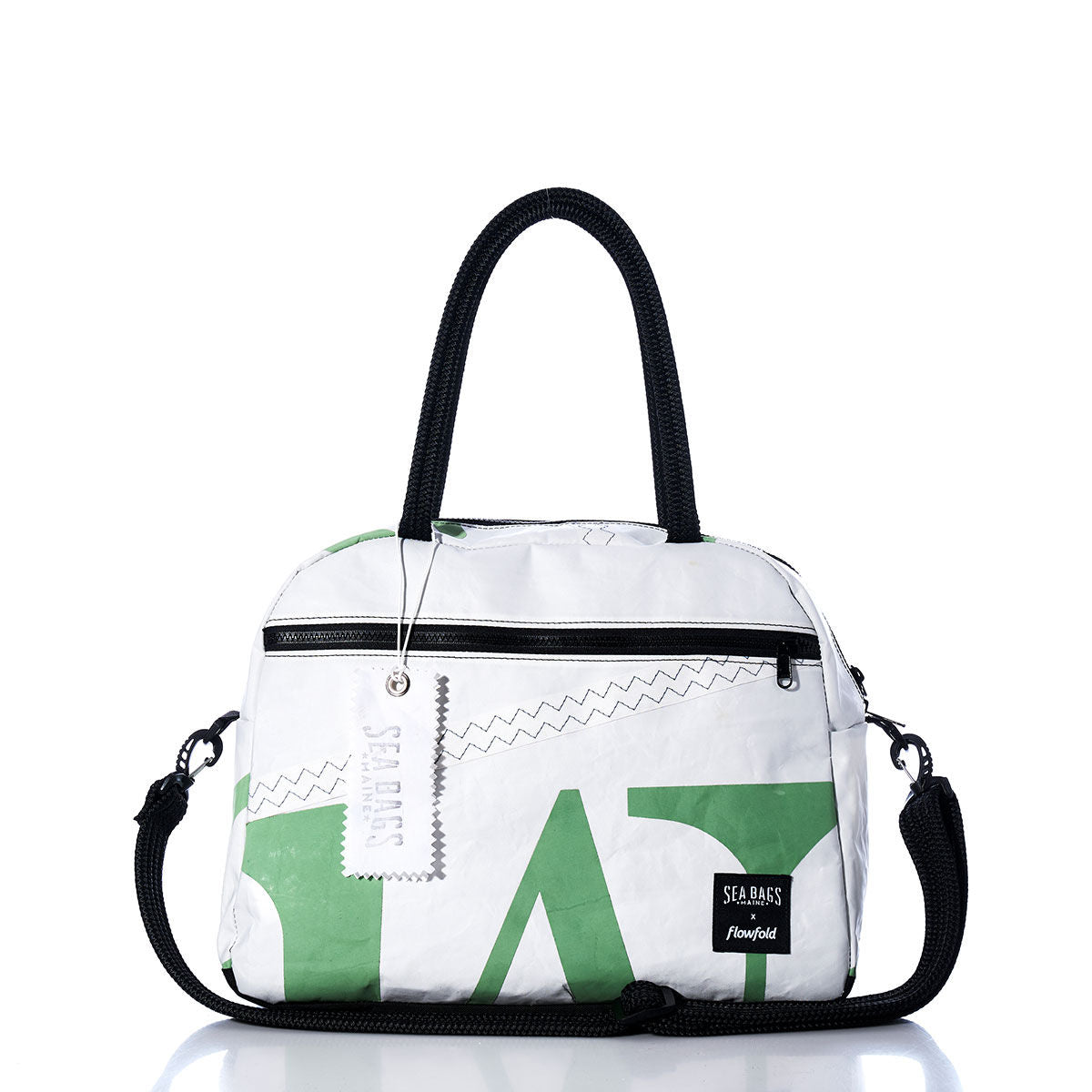 Vintage Green Letters Essential Weekender Travel Bag