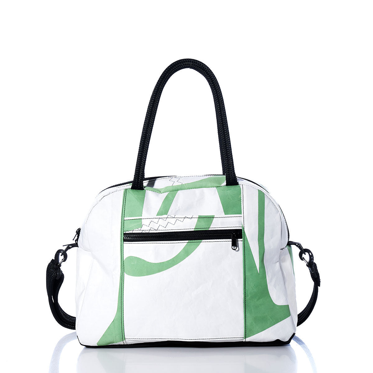 Vintage Green Letters Essential Weekender Travel Bag Alternate View
