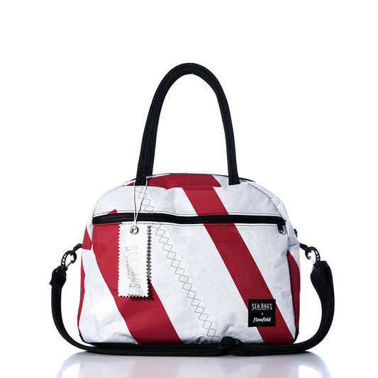 Vintage Red and White Essential Weekender Travel Bag
