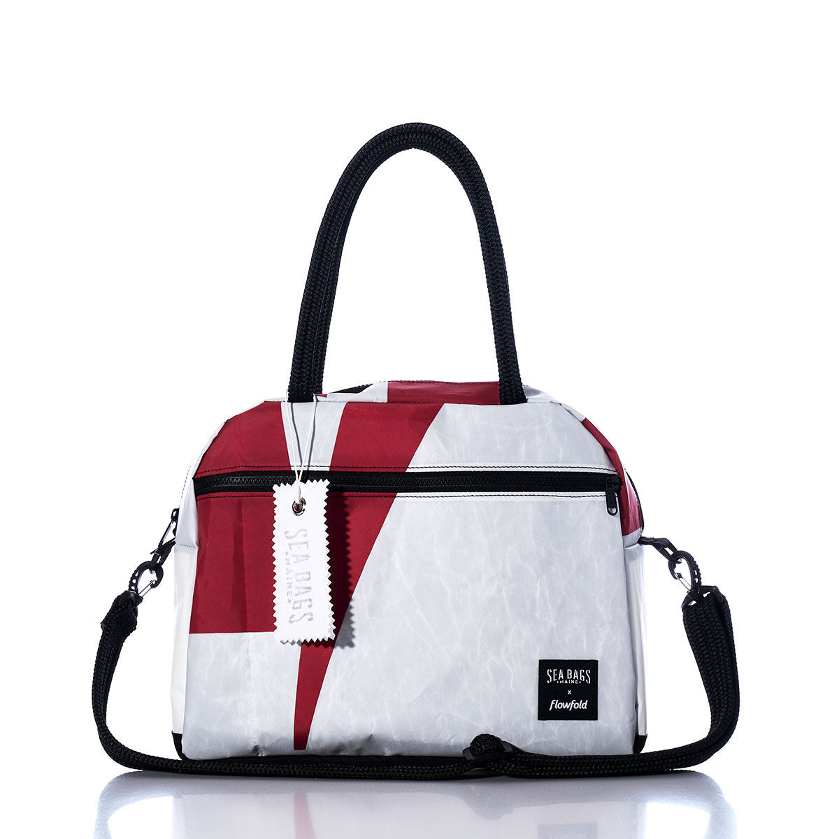 Vintage Red and White Essential Weekender Travel Bag