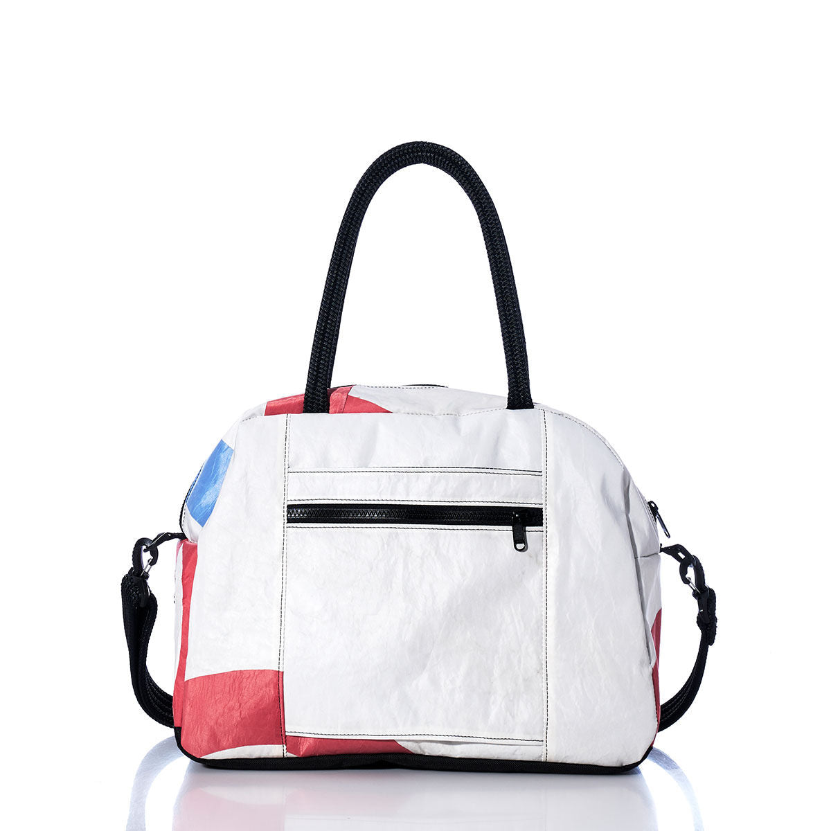 Vintage Red and Blue Essential Weekender Travel Bag Alternate View