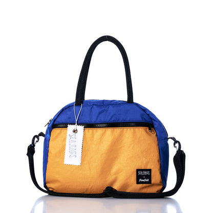 Vintage Blue and Yellow Essential Weekender Travel Bag