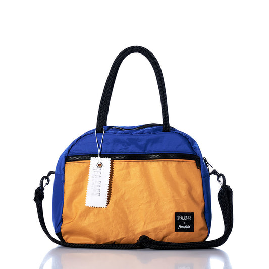 Vintage Blue and Yellow Essential Weekender Travel Bag
