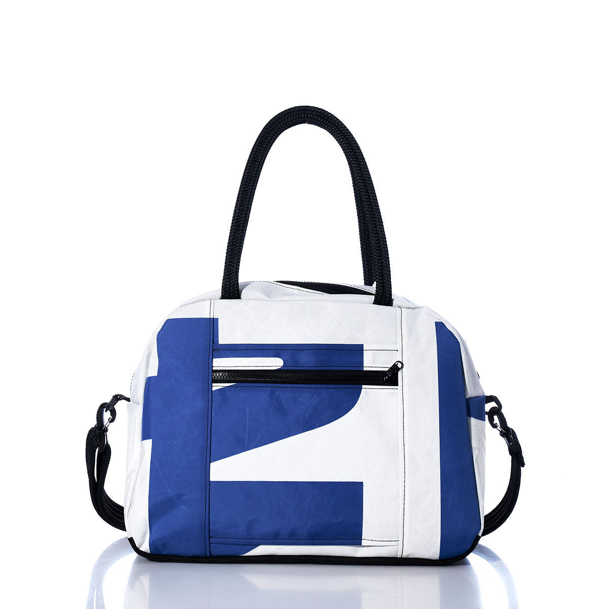 Vintage Blue and White Essential Weekender Travel Bag Alternate View