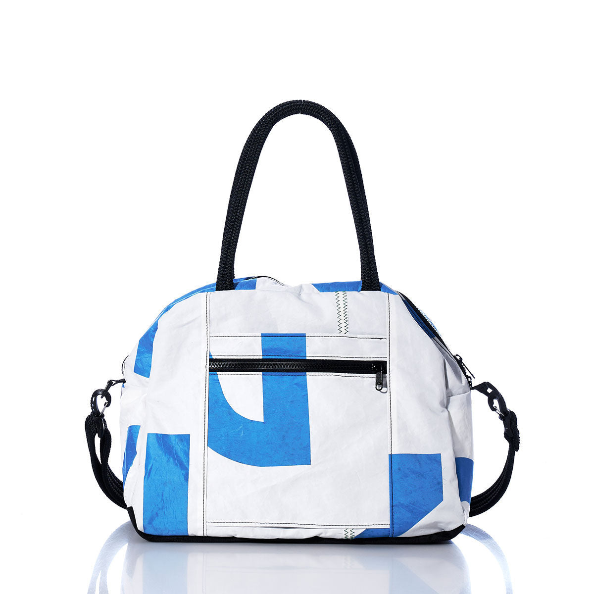 Vintage Blue and White Essential Weekender Travel Bag Alternate View