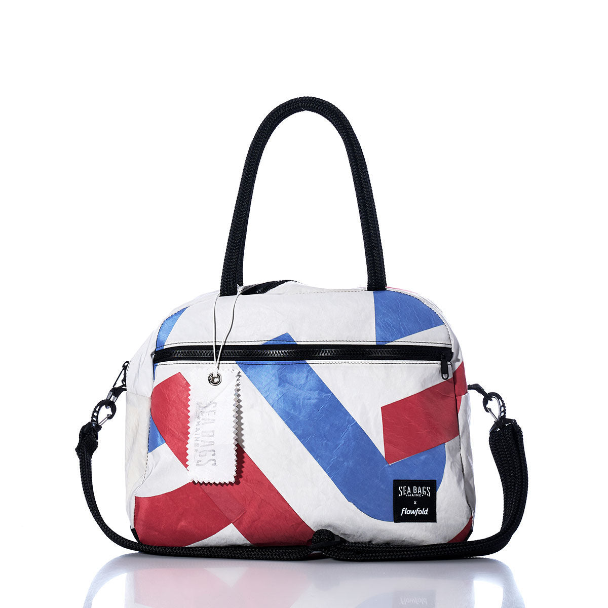 Vintage Red and Blue Essential Weekender Travel Bag