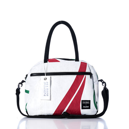 Vintage Red and Green Essential Weekender Travel Bag