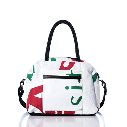 Vintage Red and Green Essential Weekender Travel Bag Alternate View