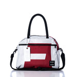 Vintage Red and White Essential Weekender Travel Bag