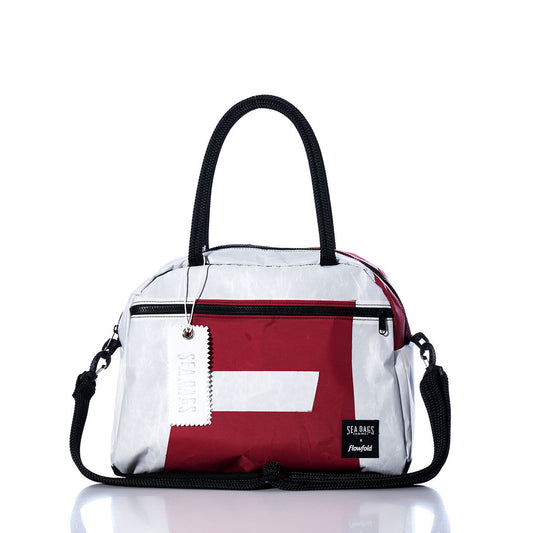 Vintage Red and White Essential Weekender Travel Bag