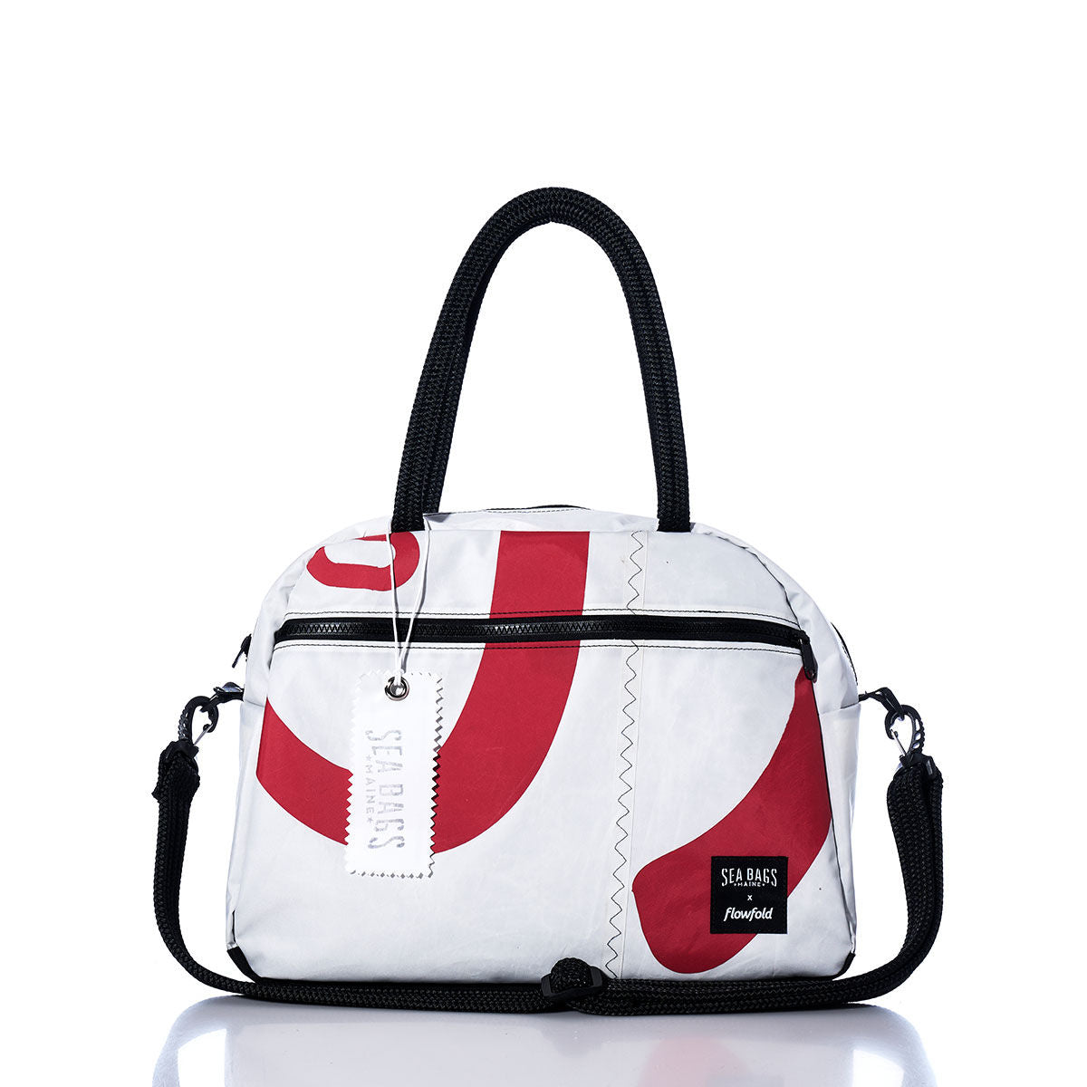 Vintage Red and White Essential Weekender Travel Bag