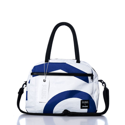Vintage Blue and White Essential Weekender Travel Bag