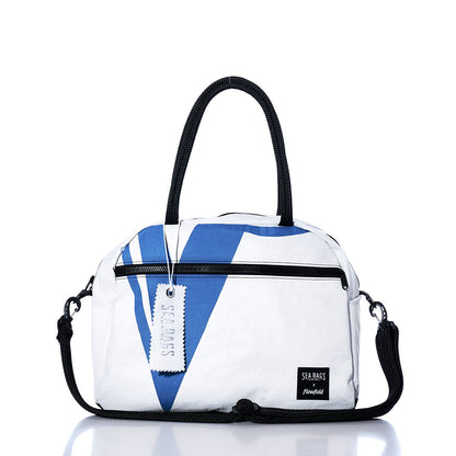Vintage Blue and White Essential Weekender Travel Bag
