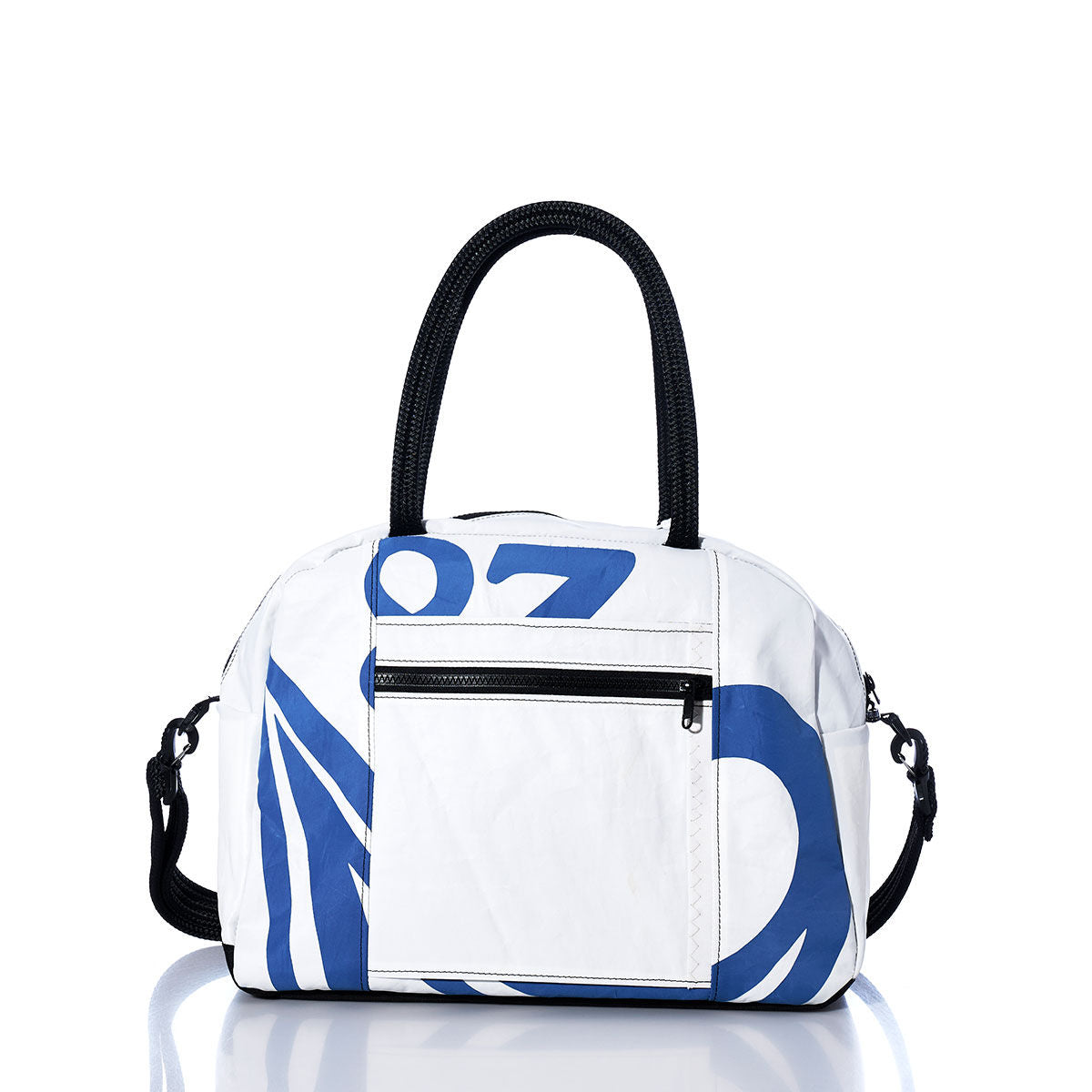 Vintage Blue and White Essential Weekender Travel Bag Alternate View