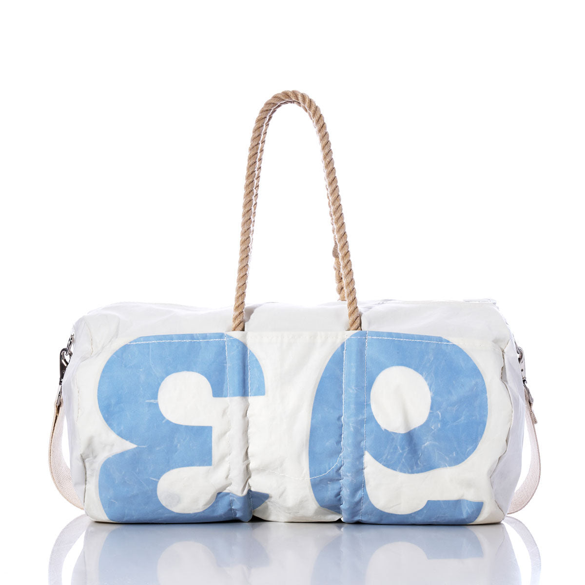 Vintage Blue 25 Duffel Alternate View