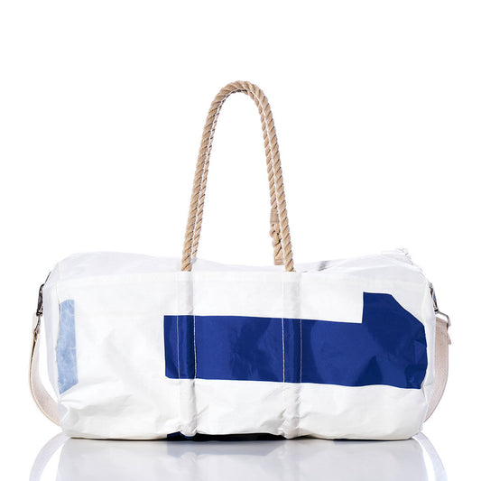 Vintage Blue 12 Duffel Alternate View