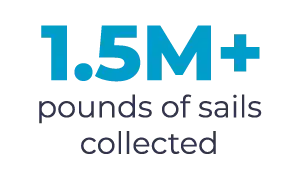 1.5M pounds of sail collected