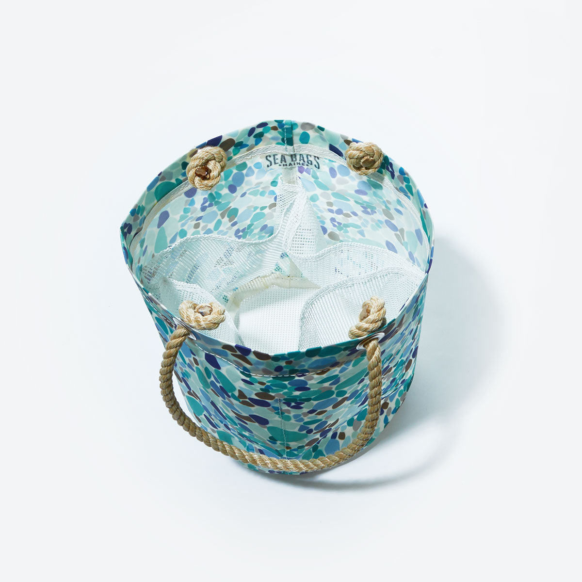 Sea Glass Print Beachcomber Bucket Bag – Sea Bags