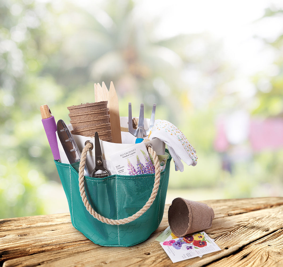 Ocean Teal Gardener's Bucket Bag – Sea Bags