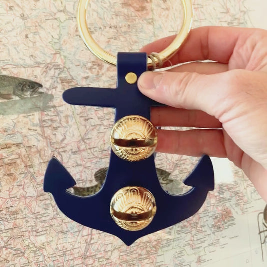 Navy Anchor Door Hanger