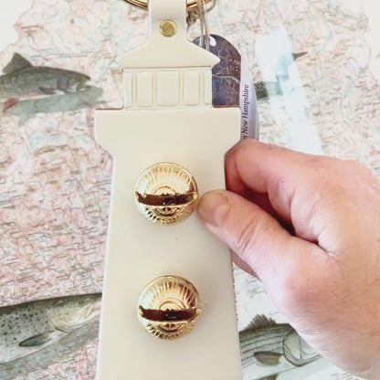 White Lighthouse Door Chime