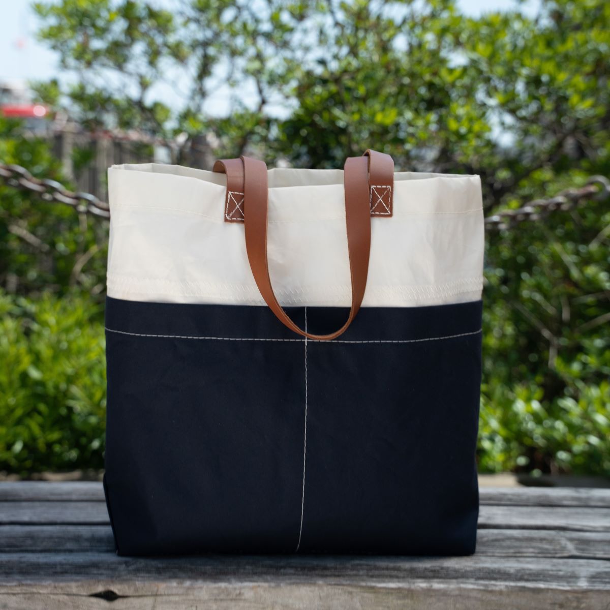 Navy Chebeague Market Tote Alternate Image 4