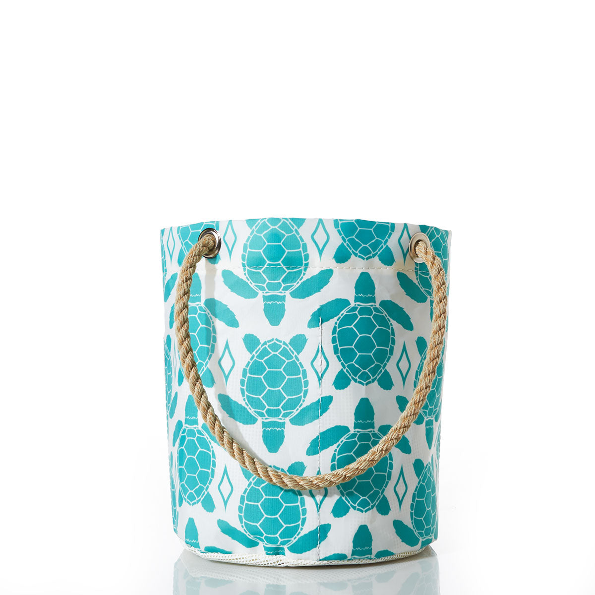 Aquamarine Sea Turtle Beachcomber Bucket Bag