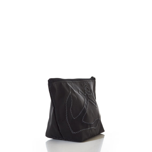 Black-on-Black Anchor Cosmetic Bag Alternate Image 1