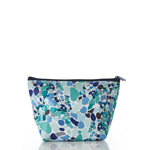 Sea Glass Print Cosmetic Bag