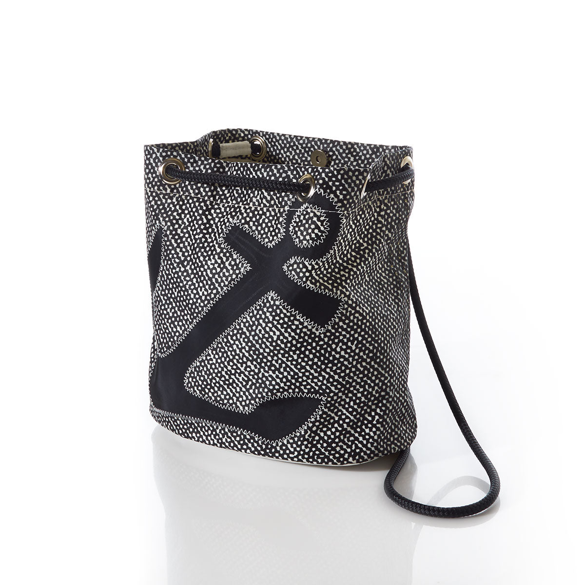 Black Anchor on Barnacle Print Convertible Bucket Bag Alternate Image 2