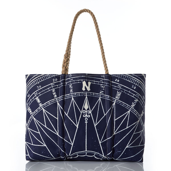 Navy True North Large Tote – Sea Bags