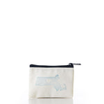 Navy State of Massachusetts Change Purse