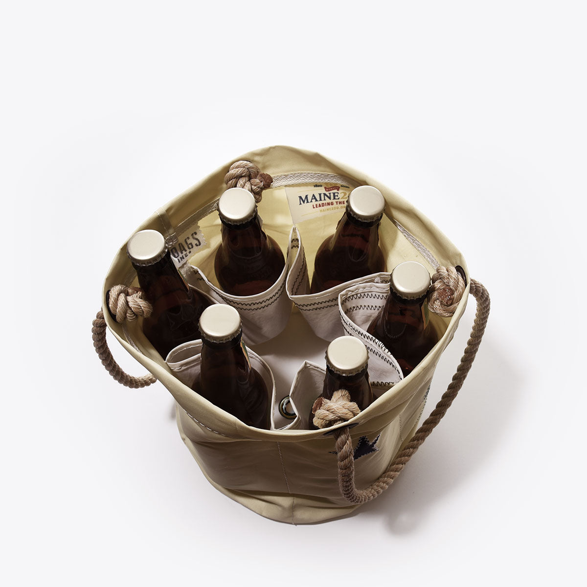 Maine Bicentennial Beverage Bucket | Recycled Sail Cloth | Sea Bags