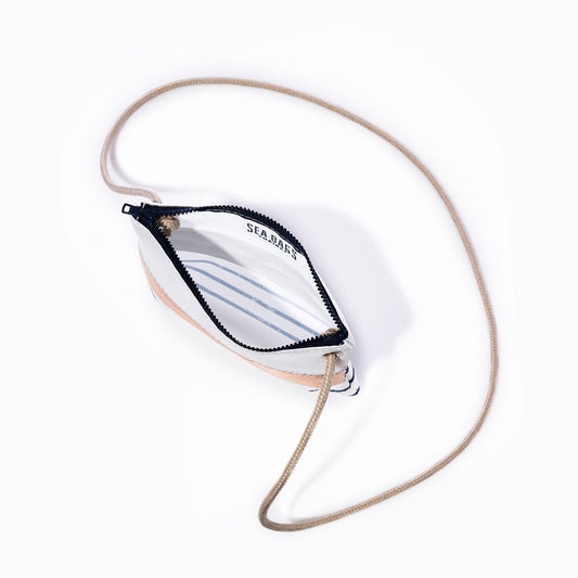 Rose Gold-on-Navy Mariner Stripe Slim Crossbody Bag Alternate Image 2