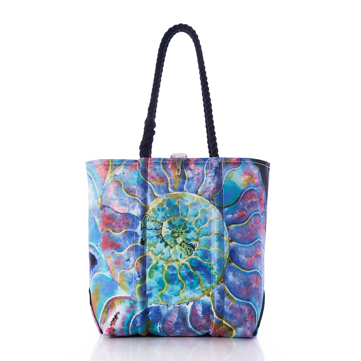 Multicolor Nautilus Medium Tote with Clasp