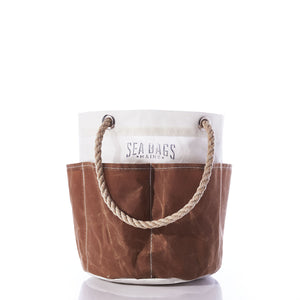 All Purpose Tan Tool Bucket Bag