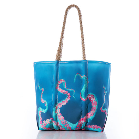 Multicolor Octopus Medium Tote