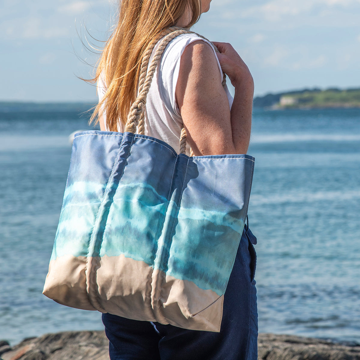 Shoreline Tie Dye Medium Tote Alternate Image 2