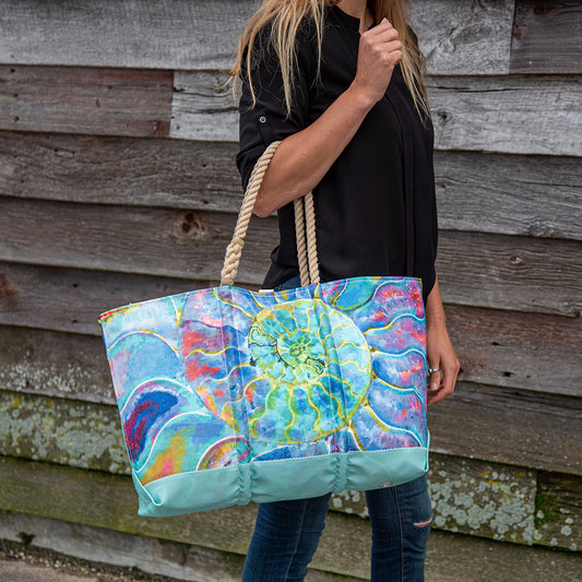 Multicolor Nautilus Ogunquit Beach Tote Alternate Image 5