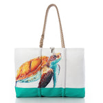 Multicolor Sea Turtle Ogunquit Beach Tote