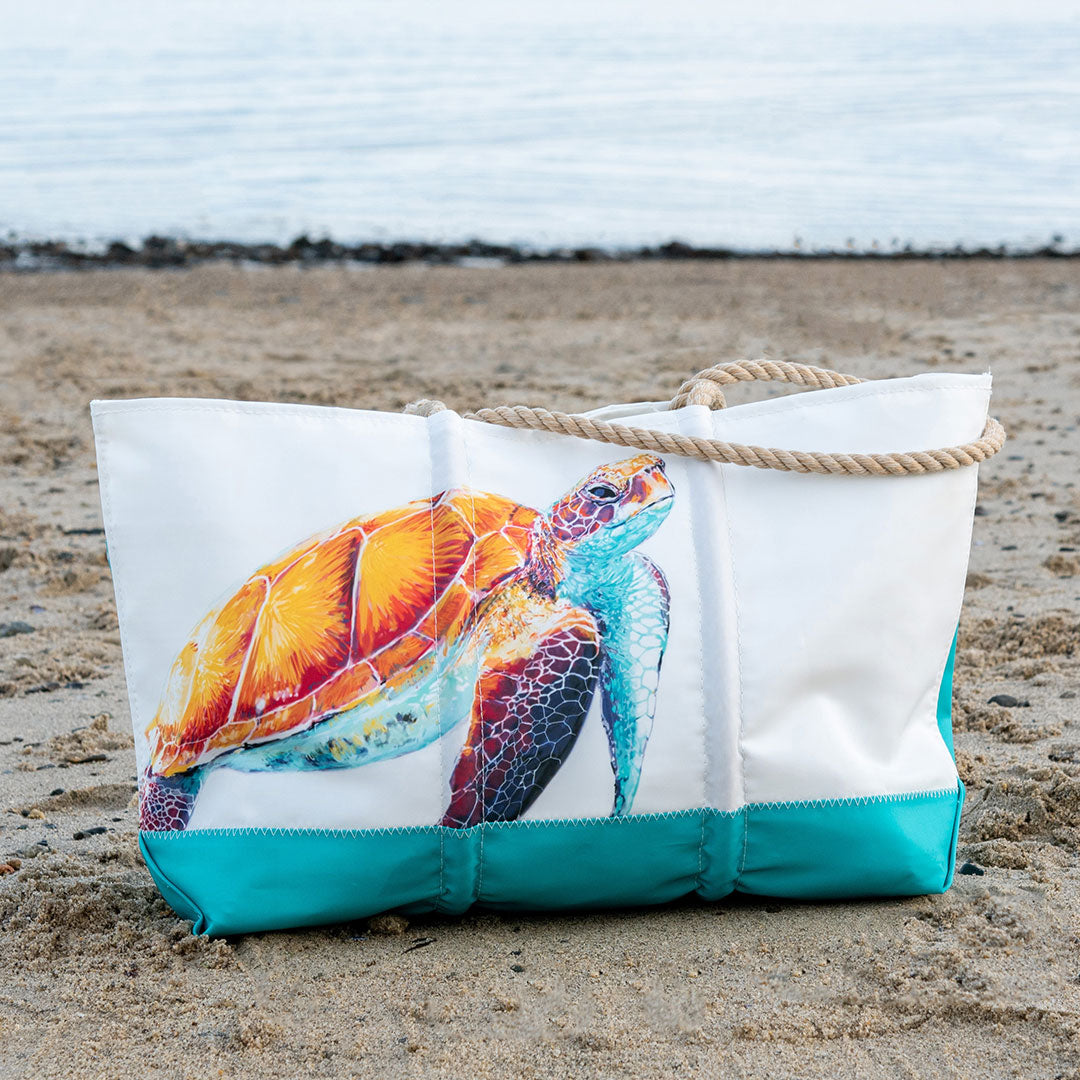 Multicolor Sea Turtle Ogunquit Beach Tote Alternate Image 5