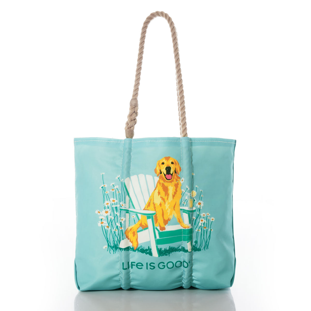 Life is Good Garden Golden Medium Tote
