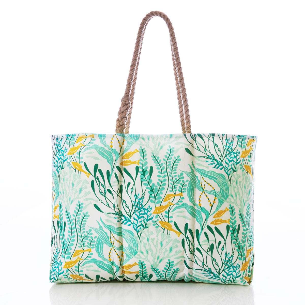 Aquamarine Ocean Flora Tote