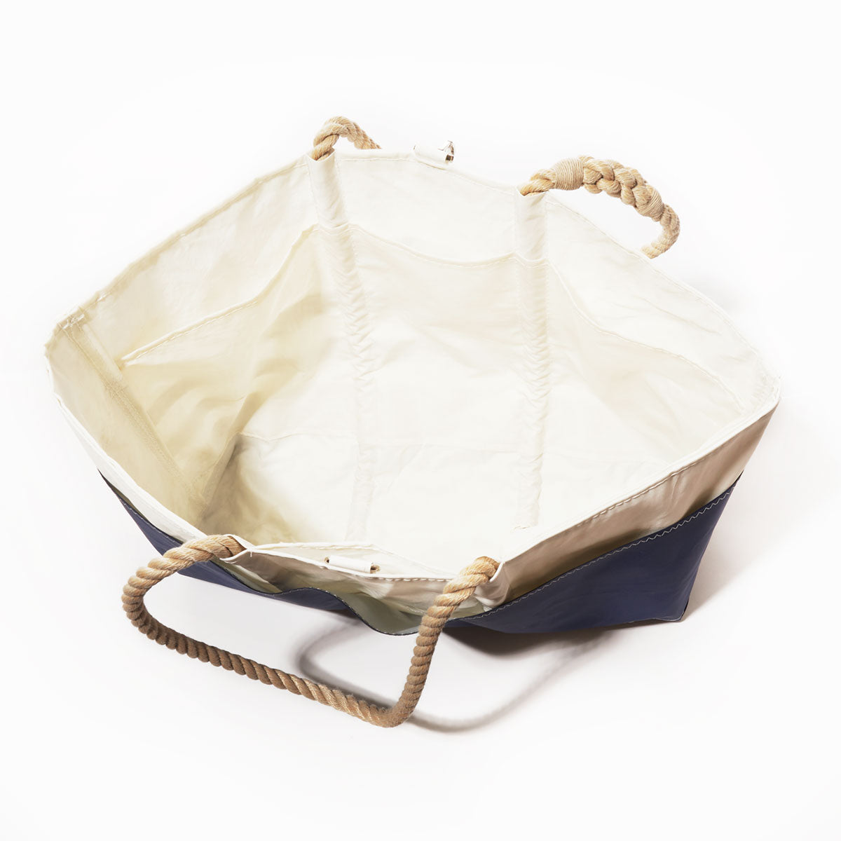 Breton Stripe Whale Ogunquit Beach Tote Alternate Image 4