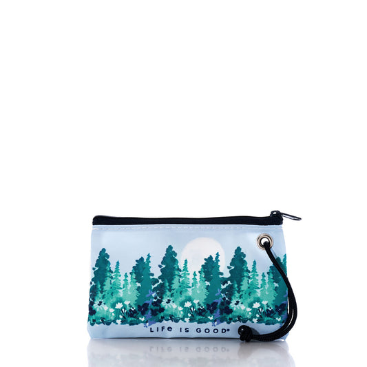 Life is Good Full Moon Forest Wristlet